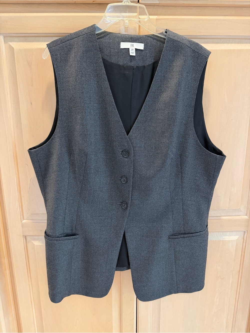 Banana Republic Dark Gray Tailored Women's Vest
